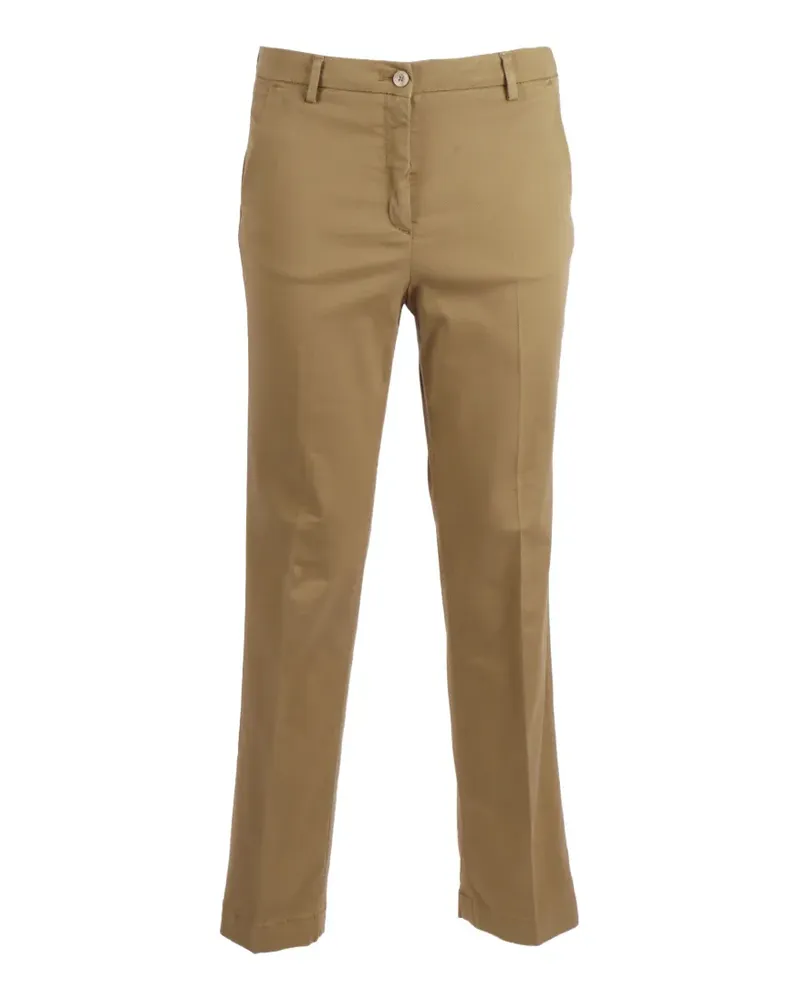 Briglia 1949 Isolde Gw pressed-crease straight-leg trousers - Nude Nude