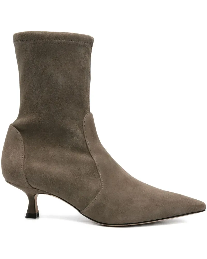 Stuart Weitzman Spitze Sock-Boots - Grün Grün