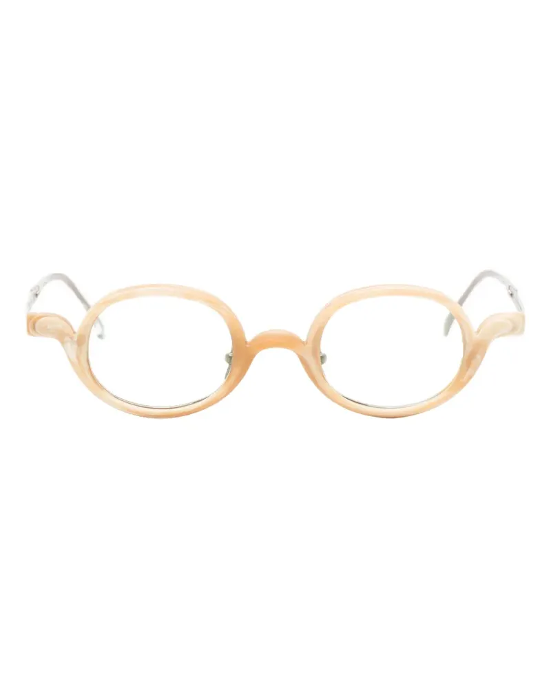 RIGARDS Brille mit ovalem Gestell - Nude Nude