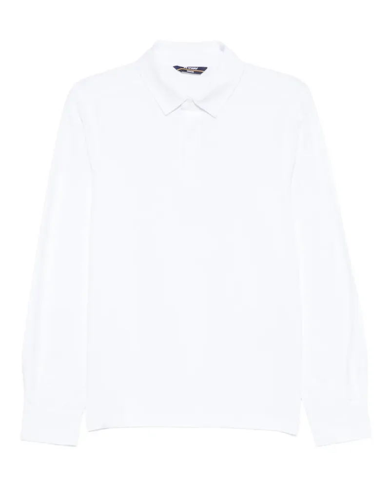 K-Way long-sleeve polo shirt - Weiß Weiß