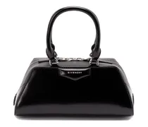 Mini Antigona East-West Tote Bag - Schwarz