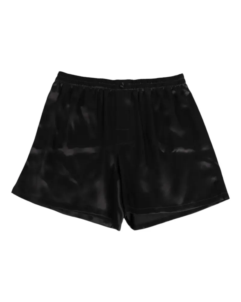 Dolce & Gabbana silk boxer shorts - Schwarz Schwarz