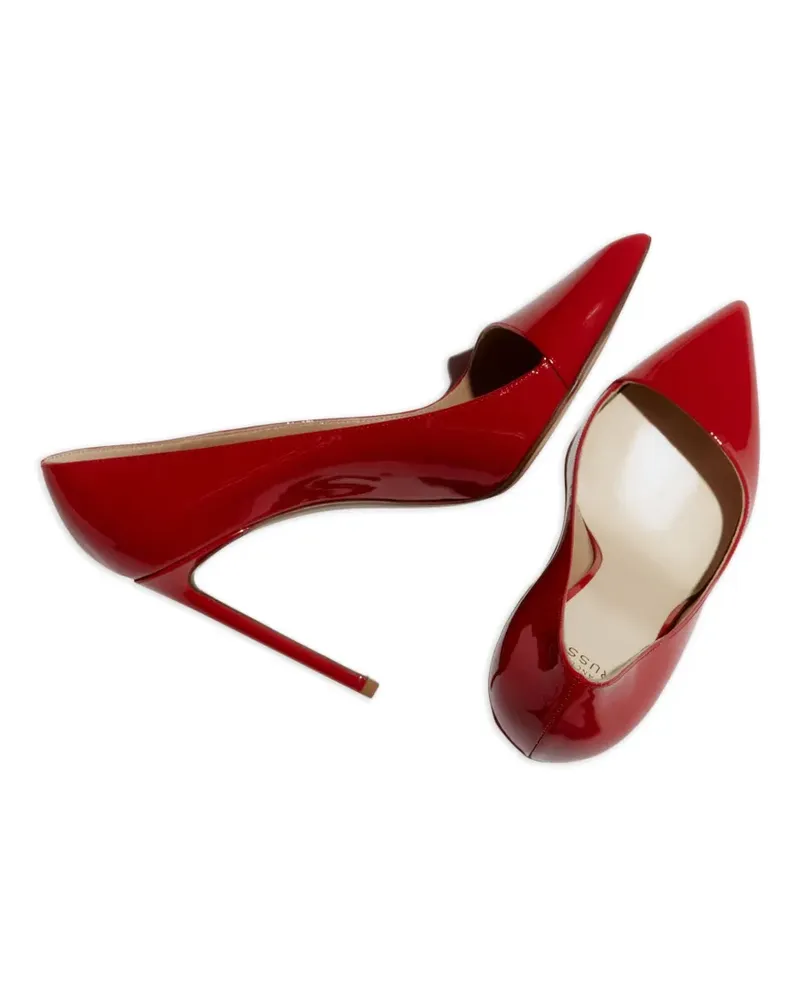 Francesco Russo Pumps mit spitzer Kappe - Rot Rot