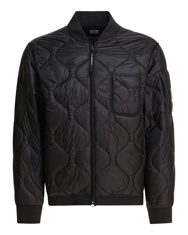 C.P. Company Gesteppte Bomberjacke - Schwarz Schwarz