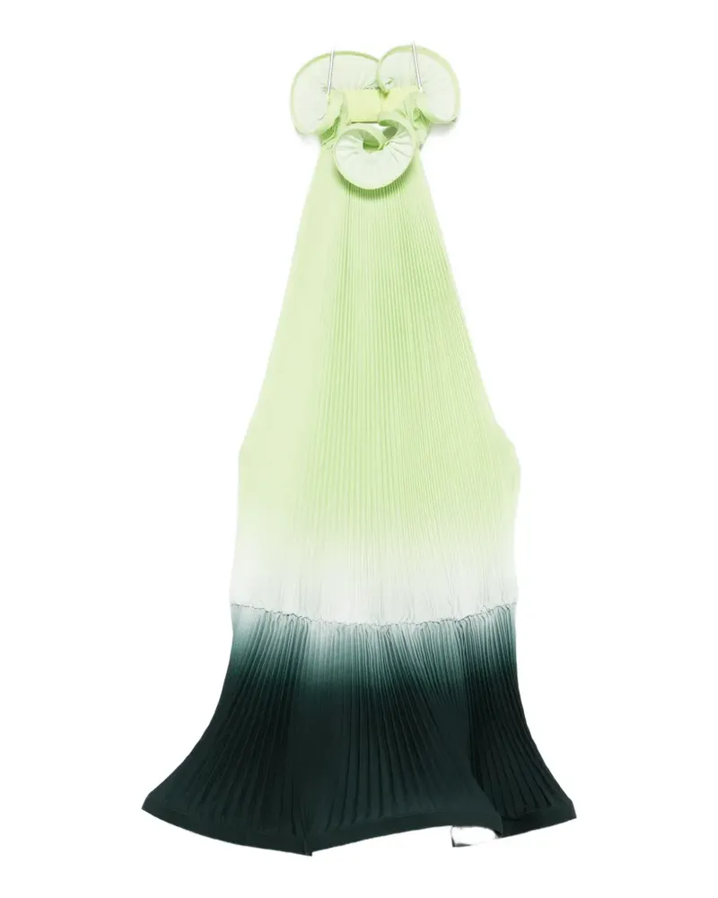 Rowen Rose pleated mini dress - Grün Grün