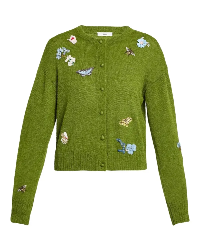 Erdem Langärmeliger Cardigan - Grün Grün