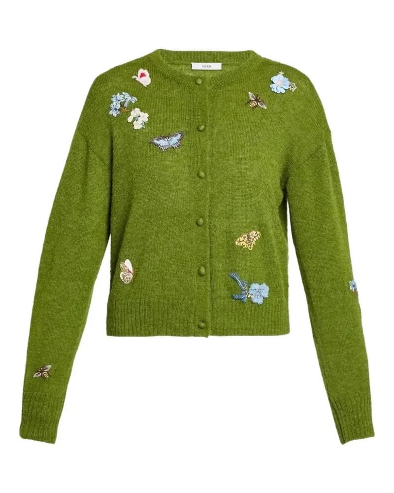 Erdem Langärmeliger Cardigan - Grün Grün