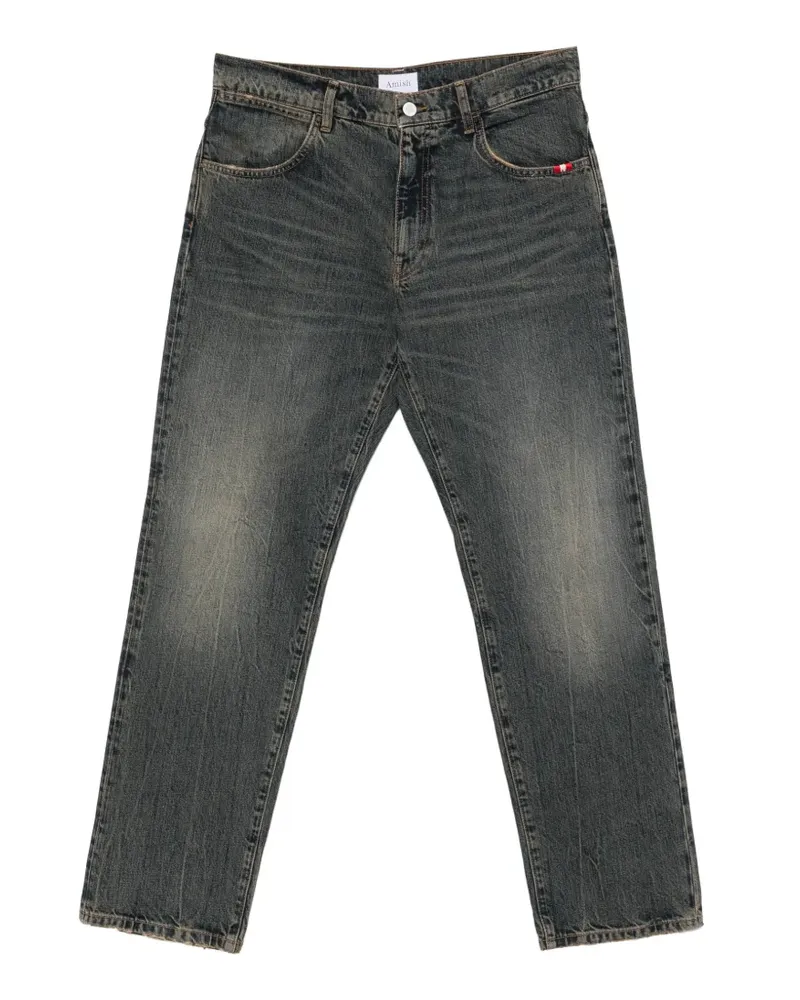 Amish James faded straight-leg jeans - Grau Grau
