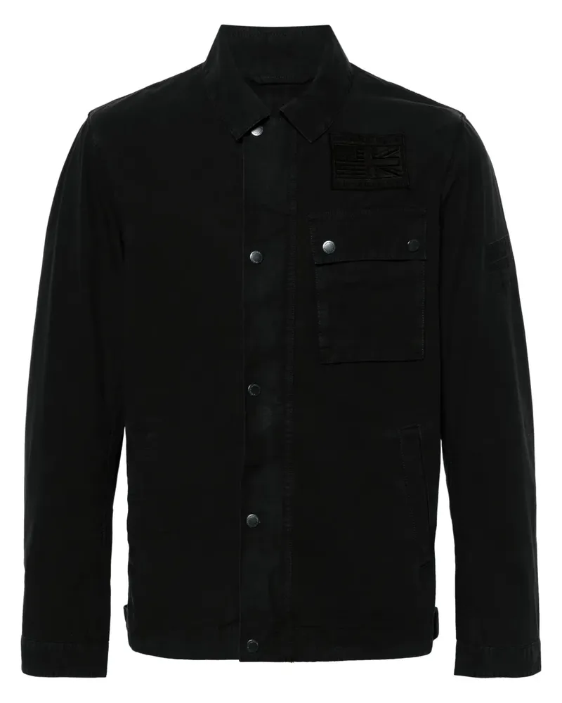 Barbour Workers Ripstop-Hemdjacke - Schwarz Schwarz