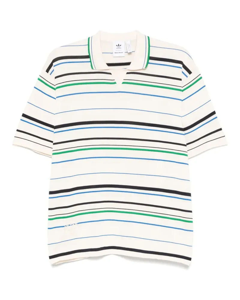 adidas x Wales Bonner geripptes T-Shirt - Nude Nude