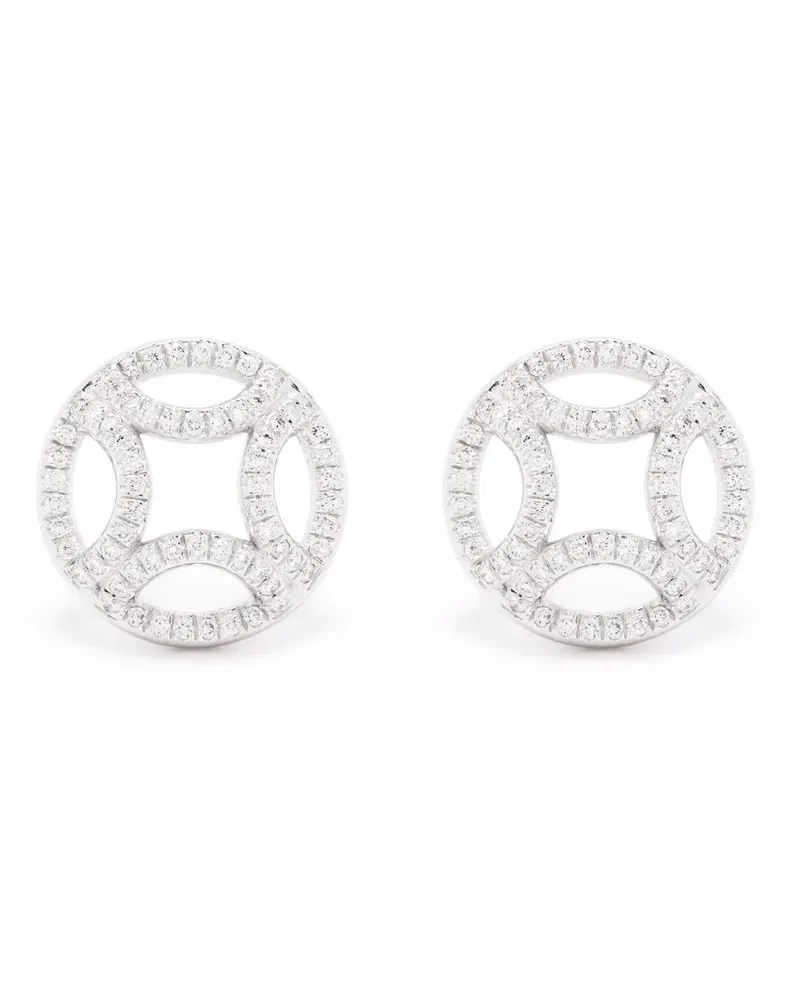 Loyal.e Paris Perpétuel.le Ohrringe aus 18kt recyceltem Weißgold mit Diamant - Silber Silber