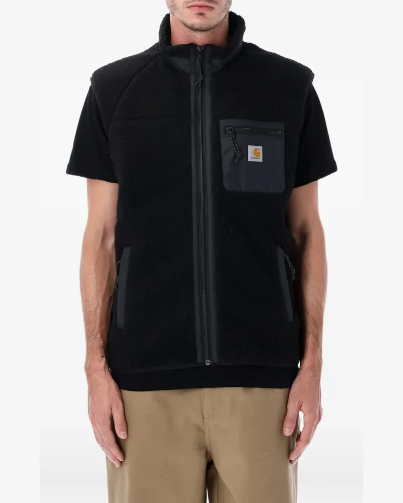 Carhartt WIP Fleeceweste mit Reißverschluss - Schwarz Schwarz