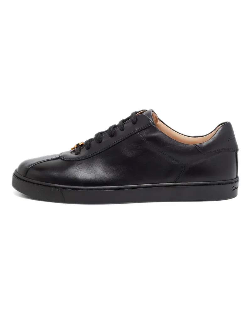 Gianvito Rossi Ribbon Sneakers - Schwarz Schwarz
