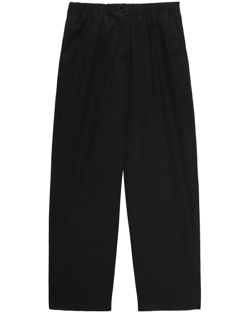 MSGM Hose mit geradem Bein - Schwarz Schwarz