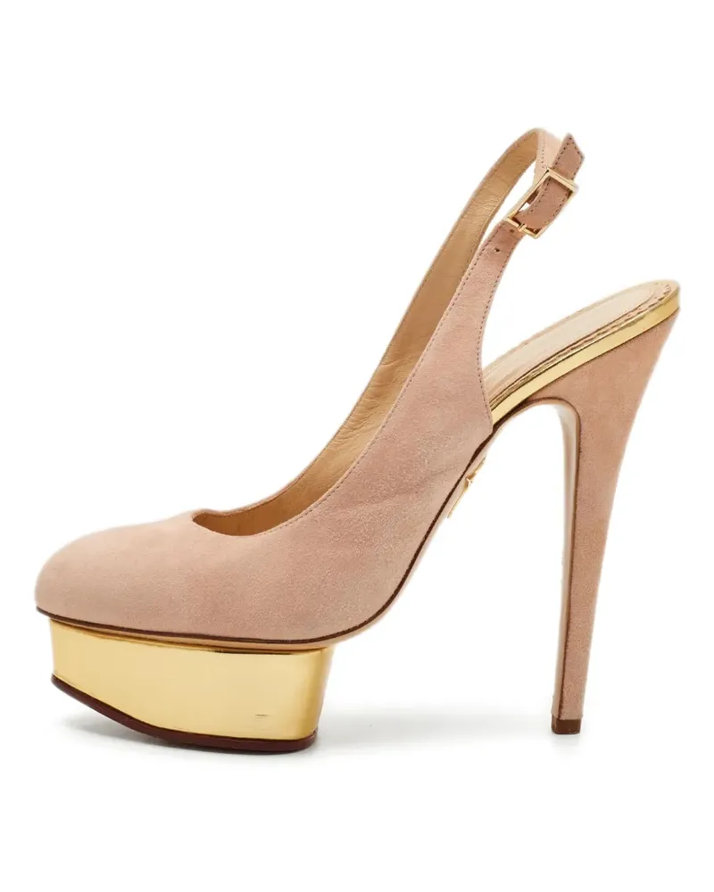 Charlotte Olympia Dolly platform pumps - Nude Nude