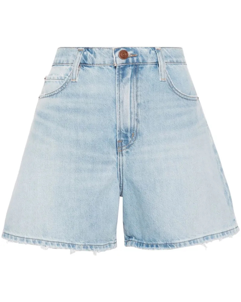 Frame Denim The Easy Jeans-Shorts mit hohem Bund Blau