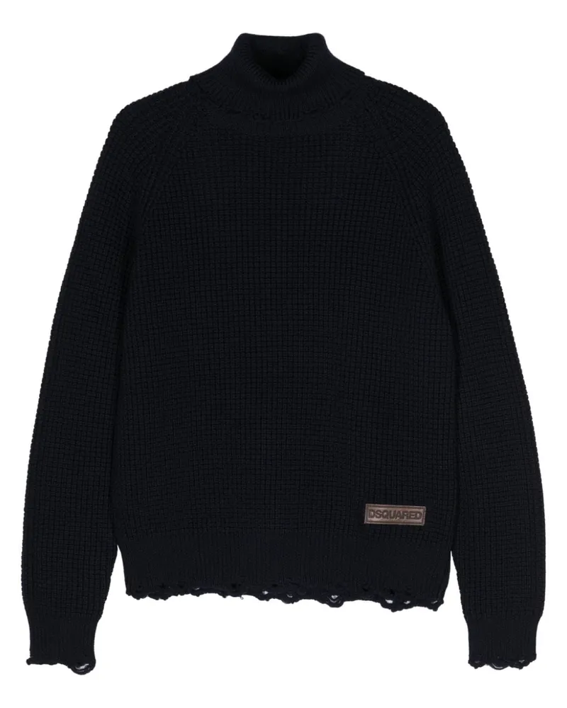 Dsquared2 Pullover mit Rollkragen - Blau Blau