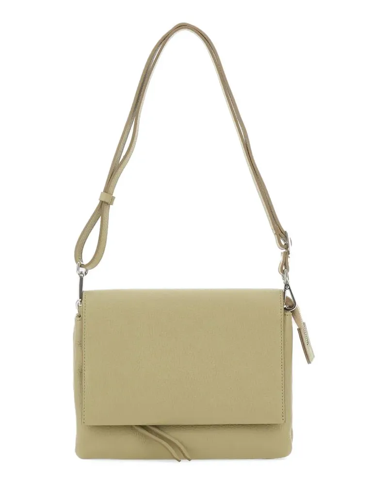 Gianni Chiarini Three Grained Flap Schultertasche - Grün Grün