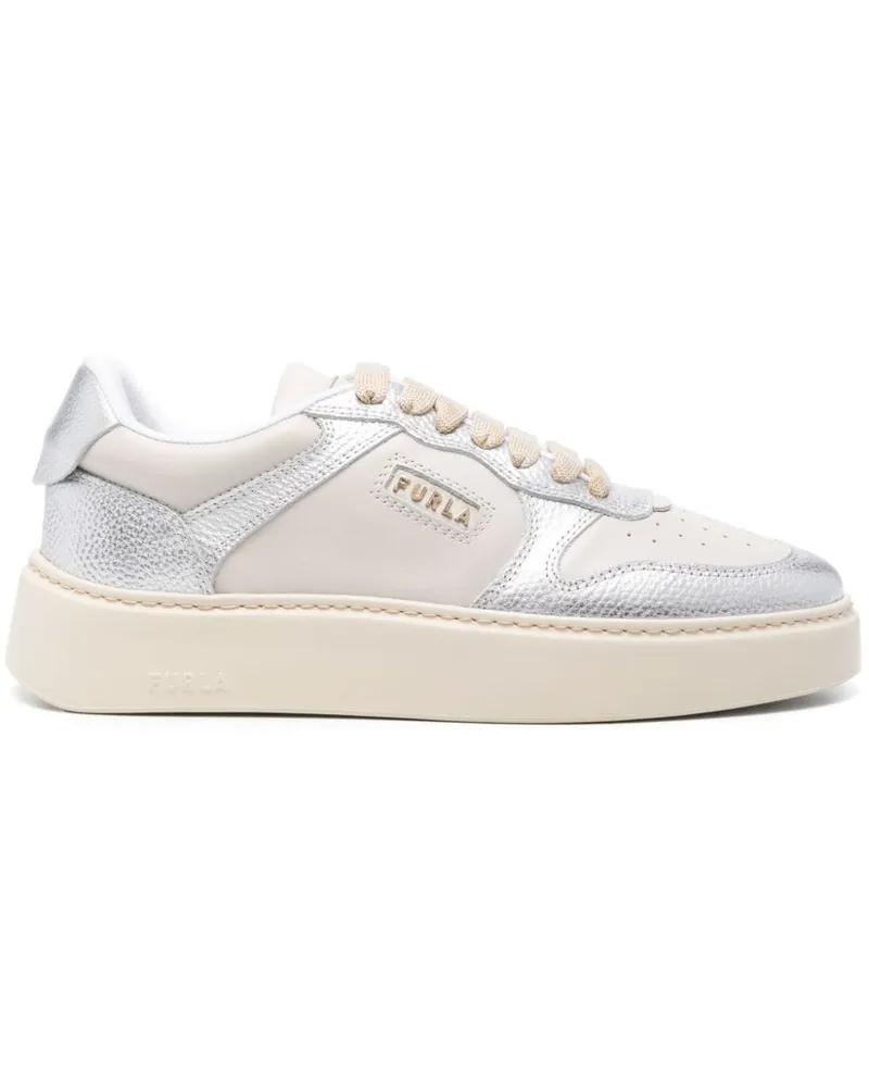 Furla City Sneakers Silber