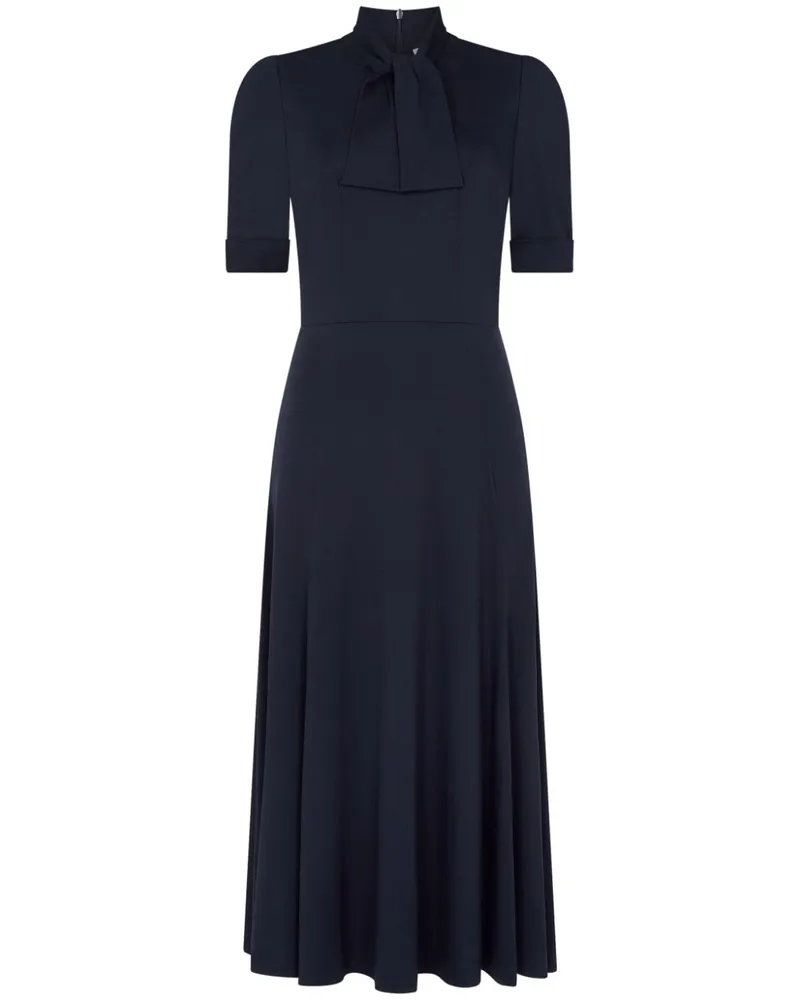 JANE Atelier Tatiana Kleid mit ausgestelltem Saum Blau