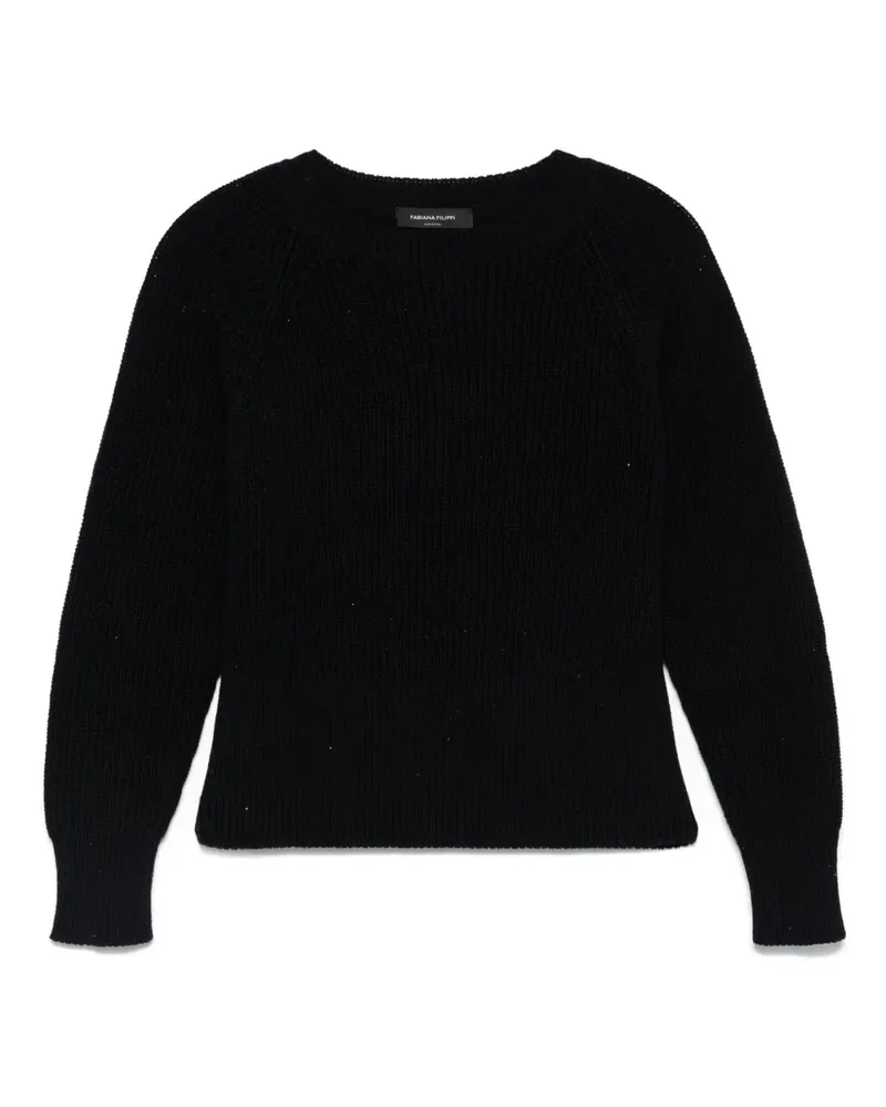 Fabiana Filippi Pullover mit Pailletten - Blau Blau