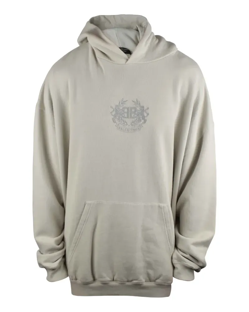 Balenciaga Bestickter Hoodie - Nude Nude