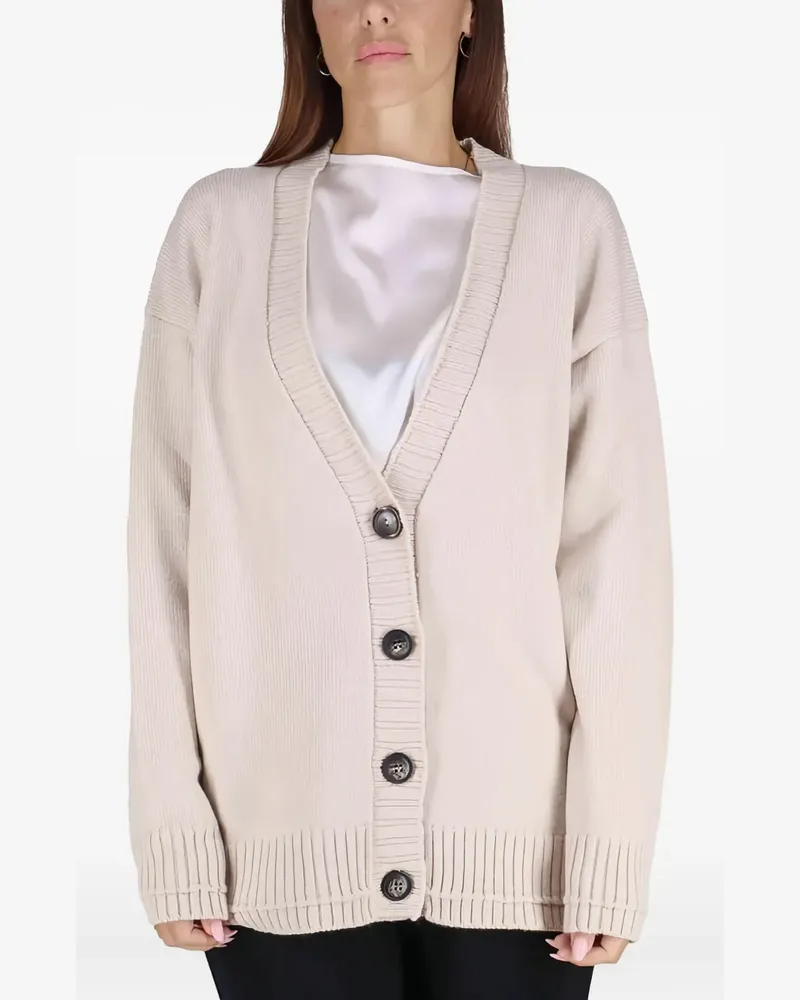 Maliparmi Cardigan mit Knöpfen - Nude Nude
