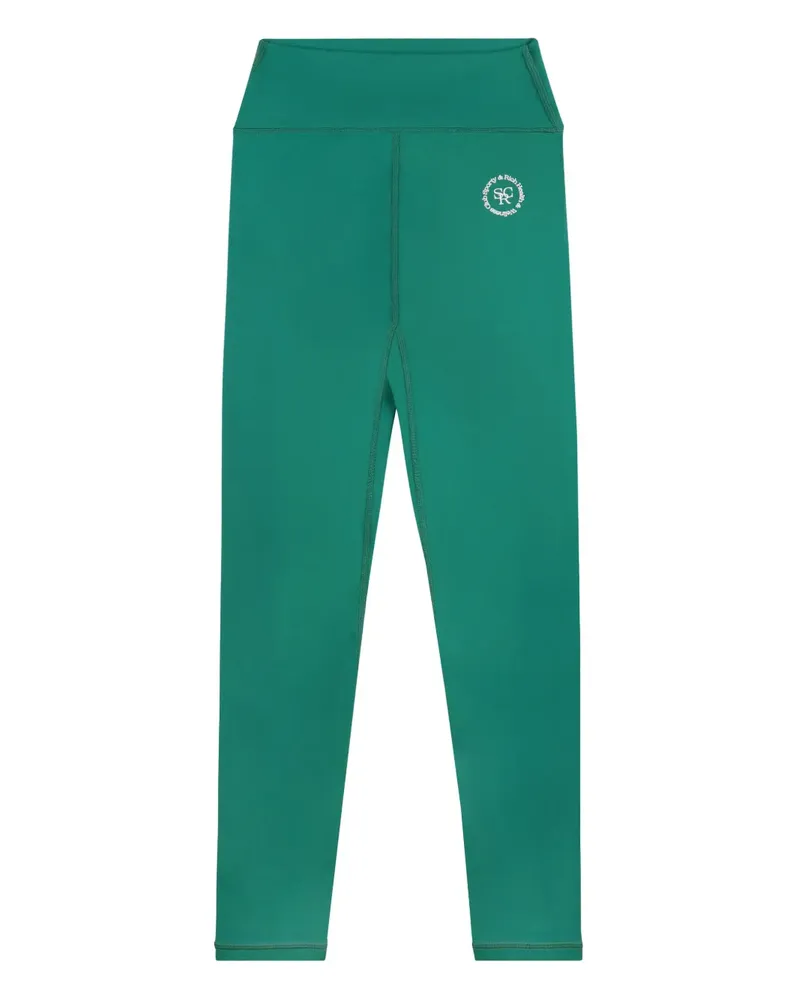 SPORTY & RICH Leggings mit SRHWC-Print - Grün Grün