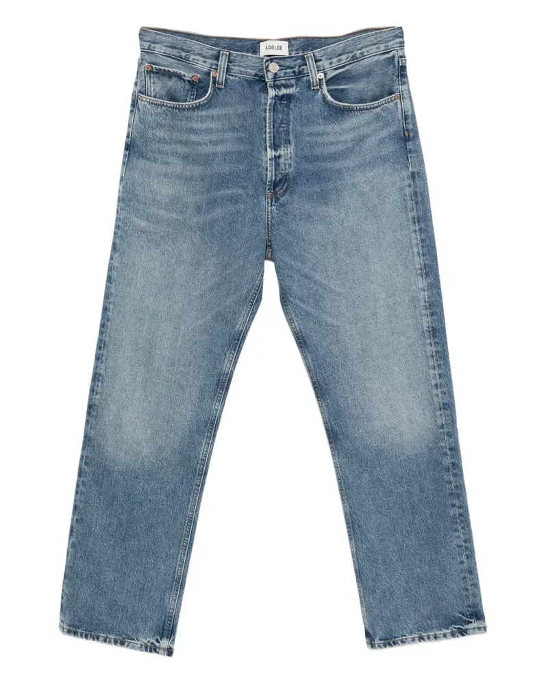 AGOLDE Ausgeblichene Jeans - Blau Blau