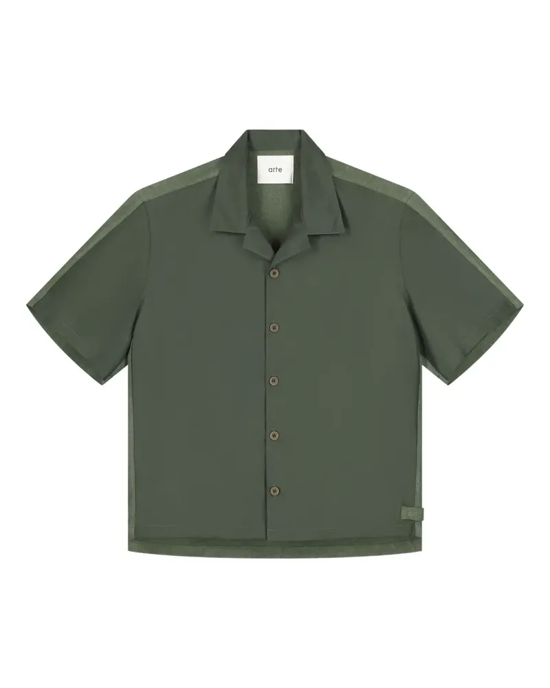 Arte Antwerp Hemd mit Einsätzen - Grün Grün