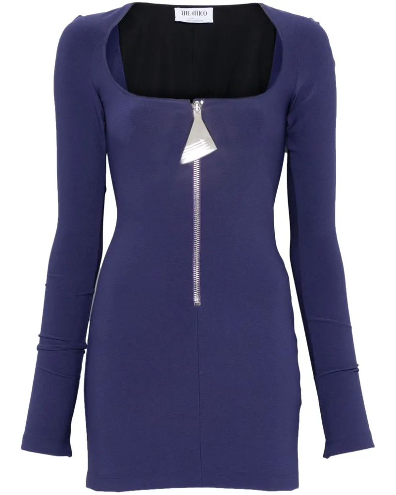 ATTICO Klassisches Minikleid - Blau Blau