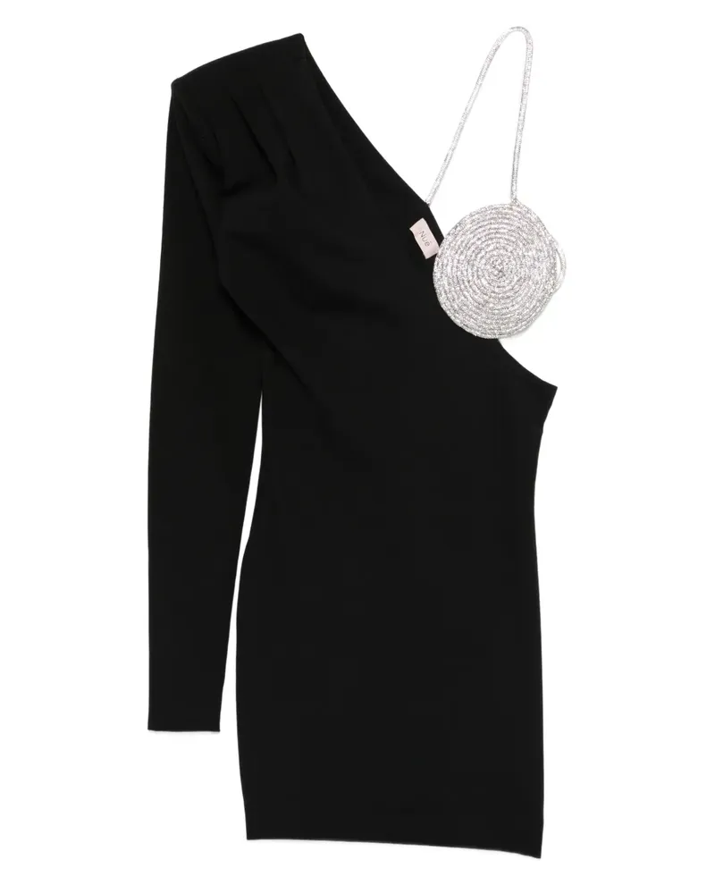 Nuè Spiral mini dress - Schwarz Schwarz