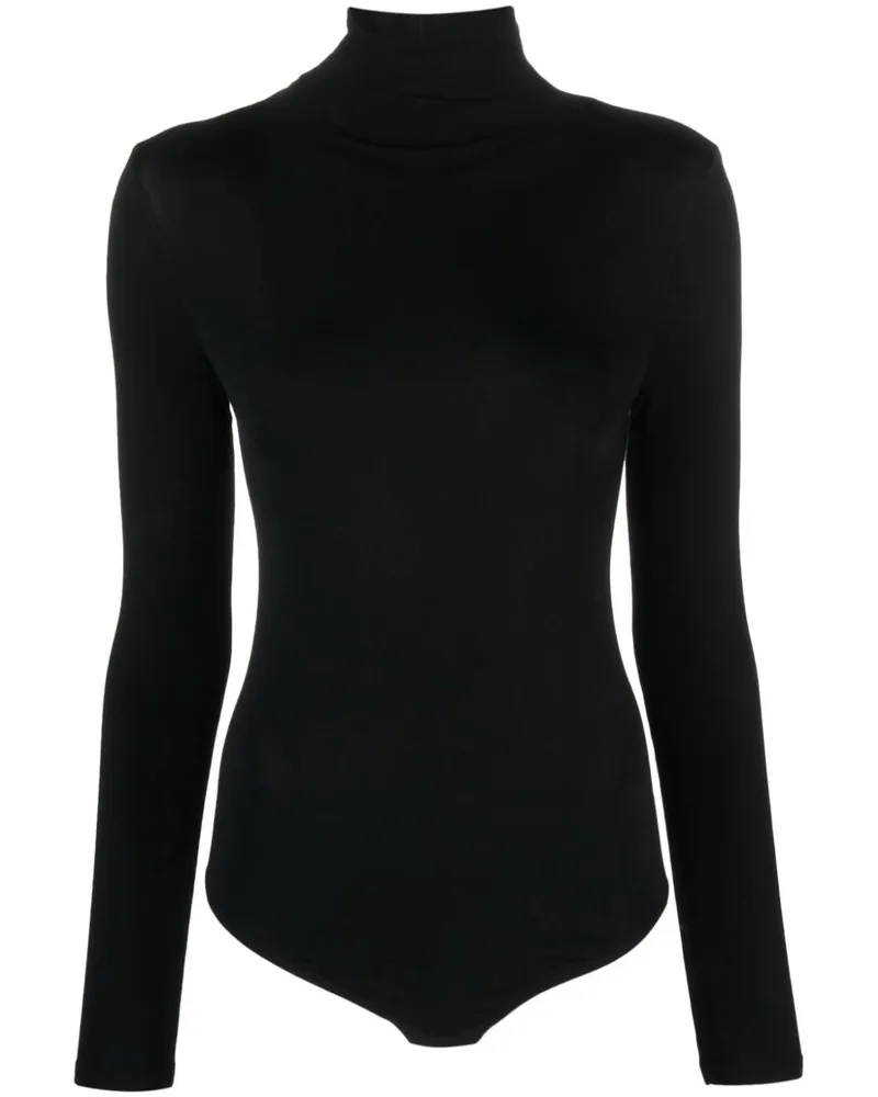 Wolford Langärmeliger Body - Schwarz Schwarz