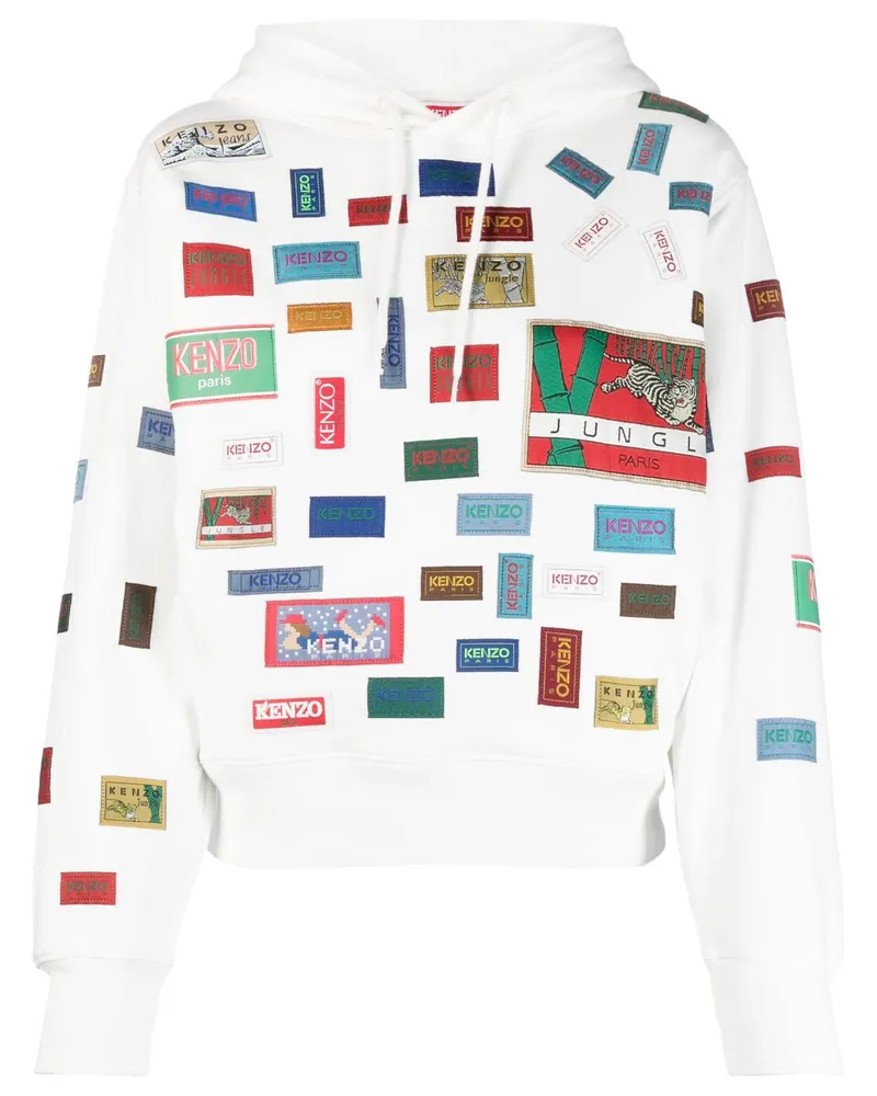Kenzo Hoodie mit Print - Weiß Weiß