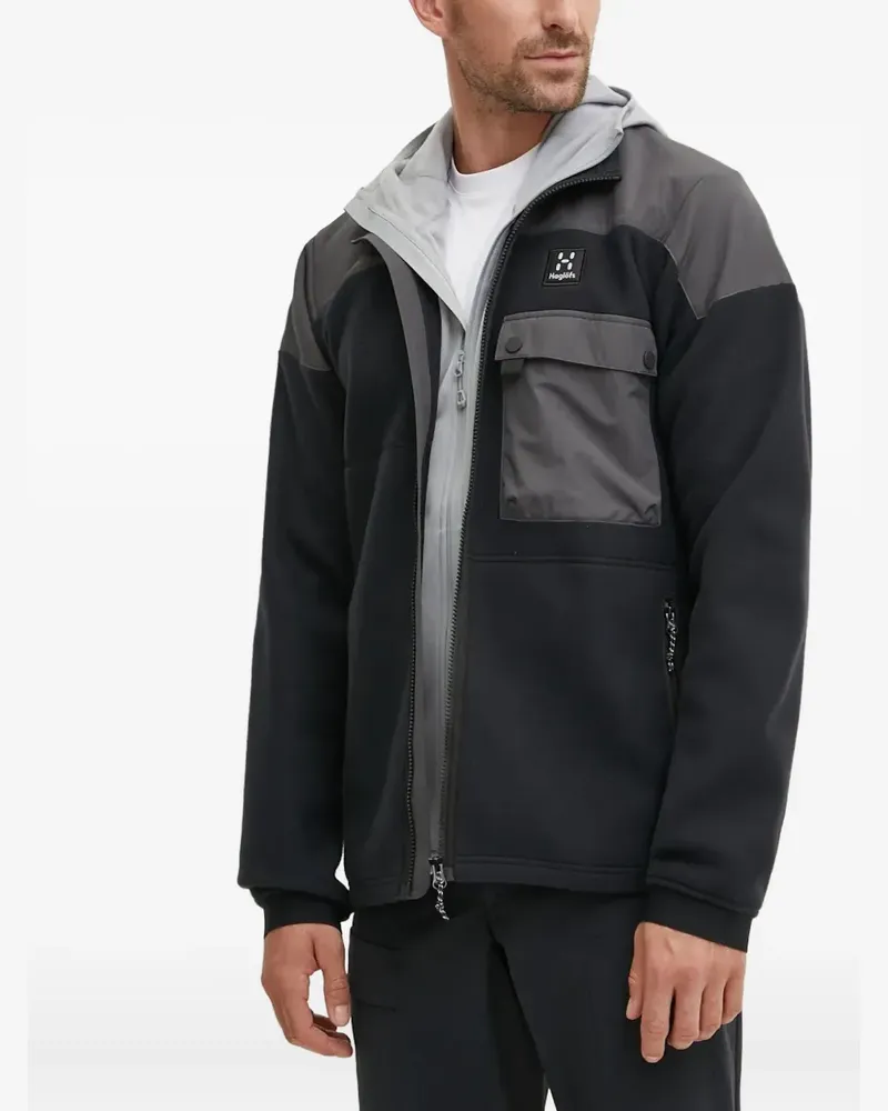 Haglöfs hooded pocket sweater - Schwarz Schwarz