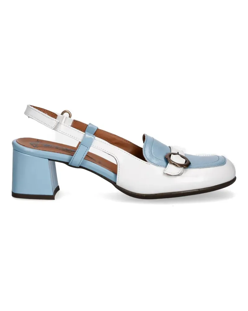 Fly London buckle-detail slingback pumps - Weiß Weiß