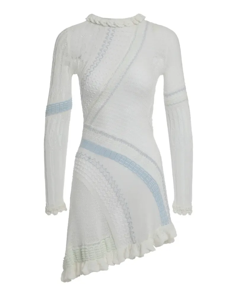 Roberta Einer ruffled mini dress - Weiß Weiß