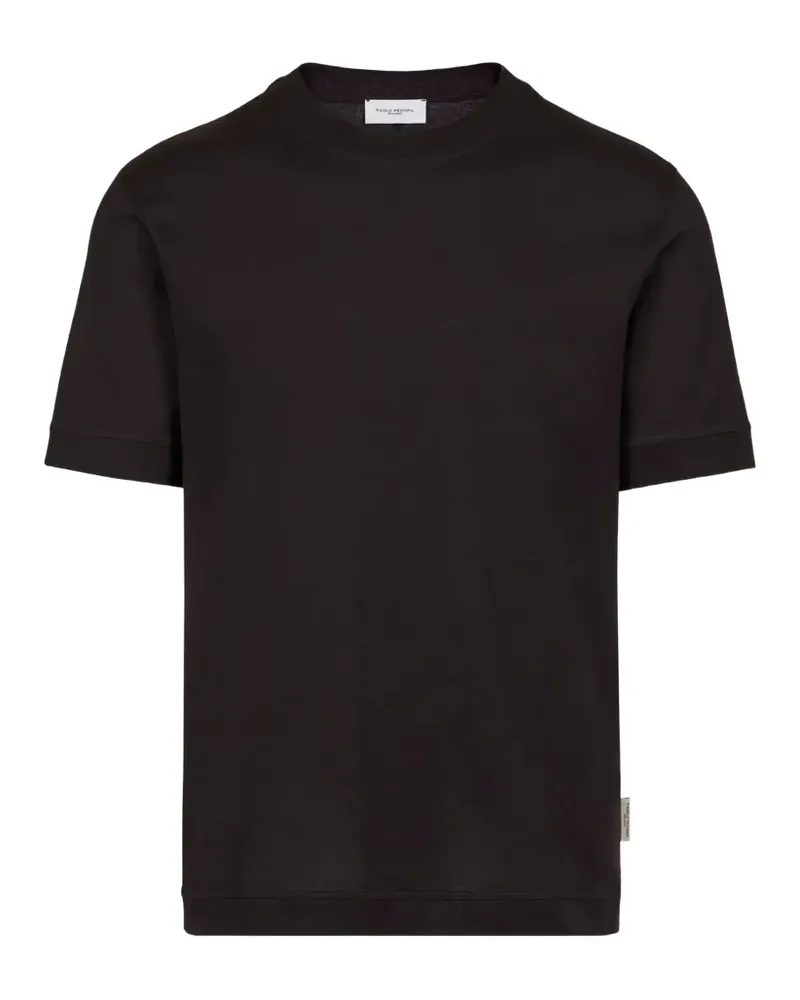 Paolo Pecora Milano cotton T-shirt - Schwarz Schwarz