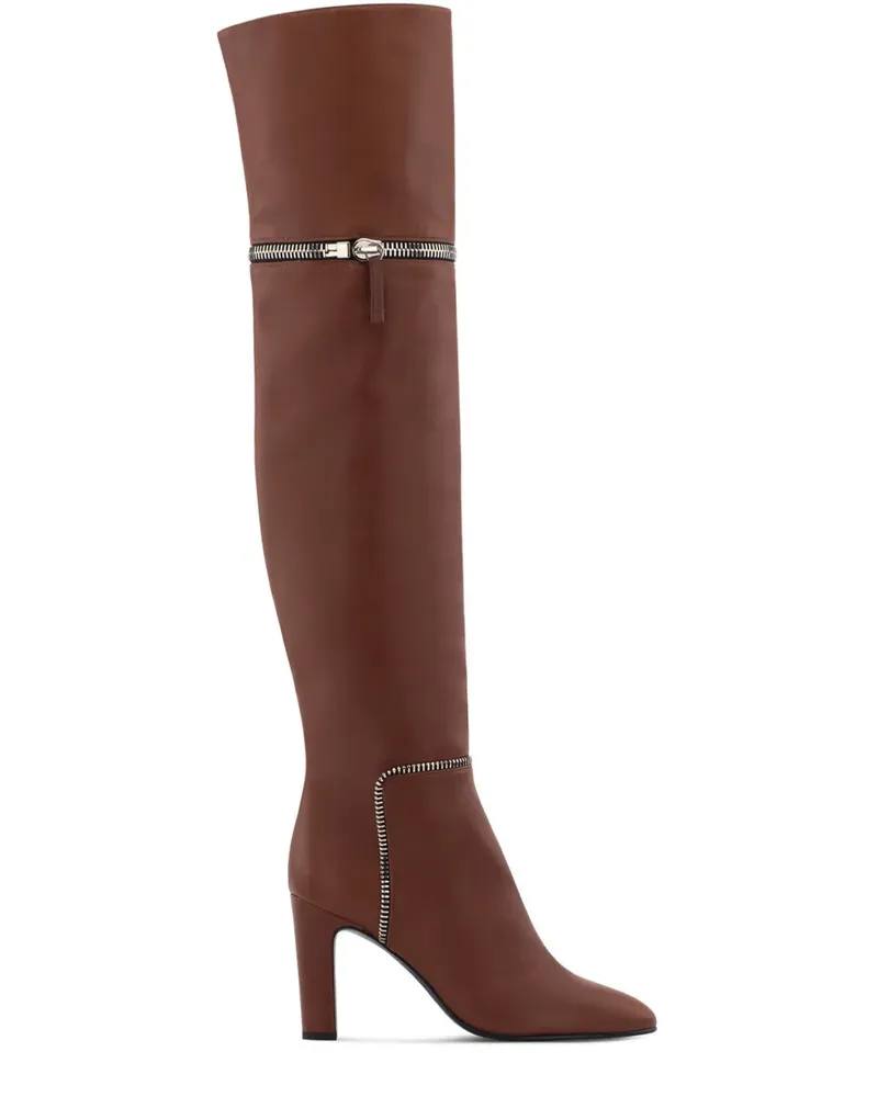 Giuseppe Zanotti Joana Stiefel 90mm - Braun Braun