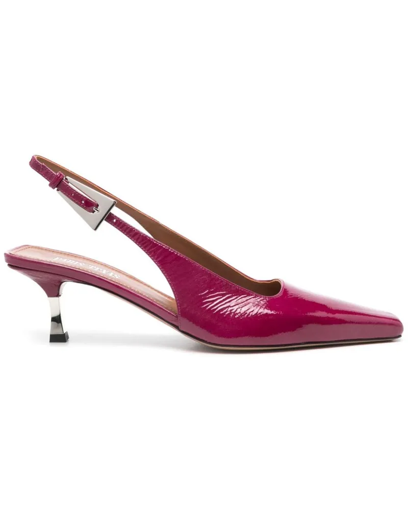 Paris Texas Slingback-Pumps aus Lackleder 60mm - Violett Violett