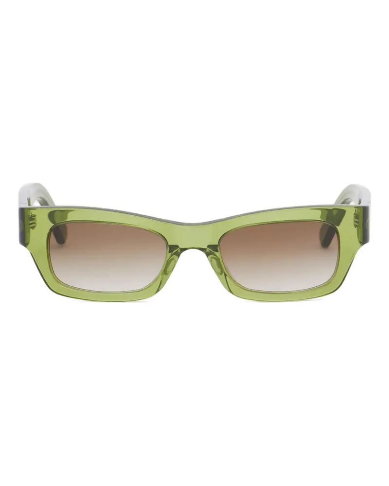 Marni Sonnenbrille mit eckigem Gestell - Grün Grün