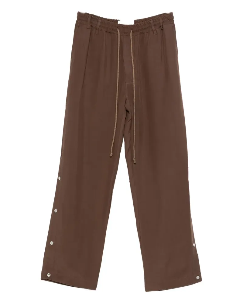 Song For The Mute drawstring-waist trousers - Braun Braun