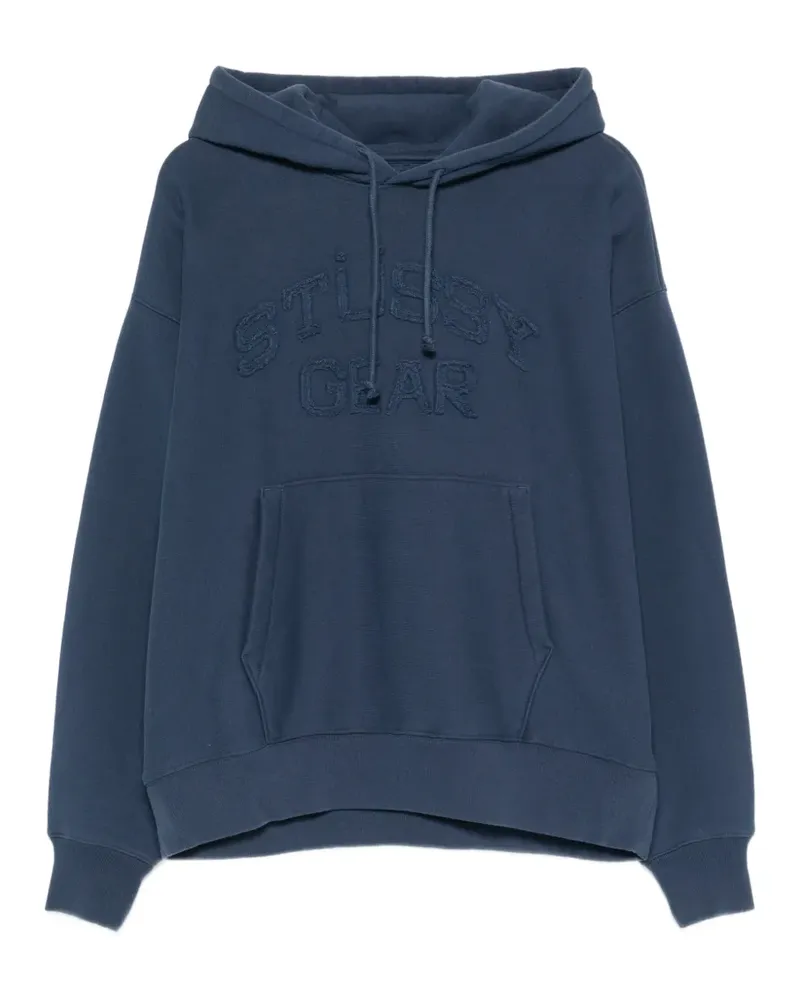 Stüssy Gear logo hoodie - Blau Blau