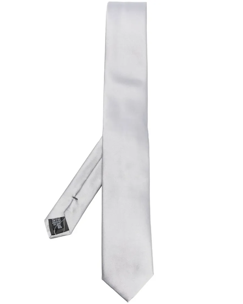 Giorgio Armani Krawatte aus Seide - Grau Grau