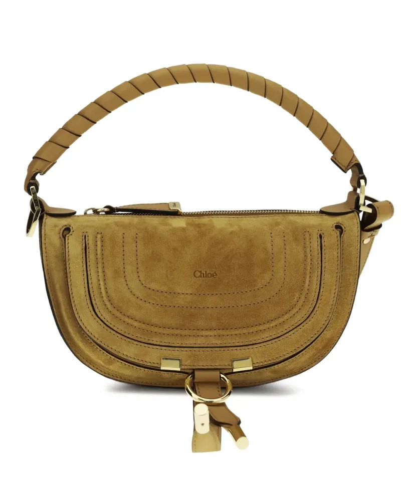 Chloé Marcie leather shoulder bag - Nude Nude