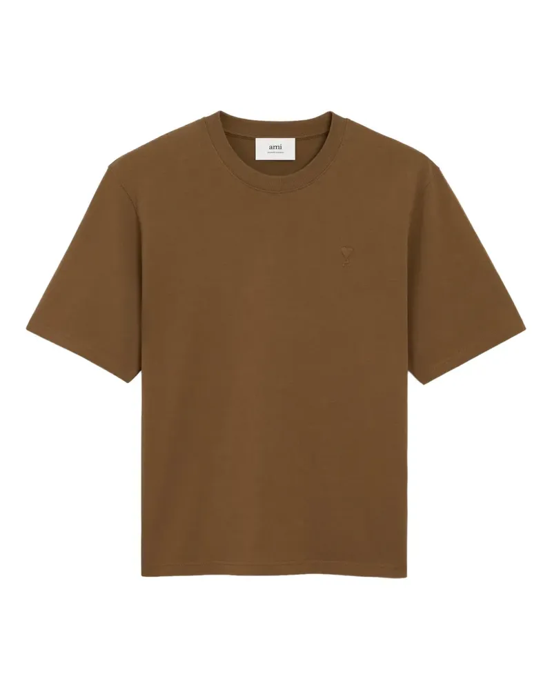AMI Paris Ami de Coeur T-Shirt - Braun Braun
