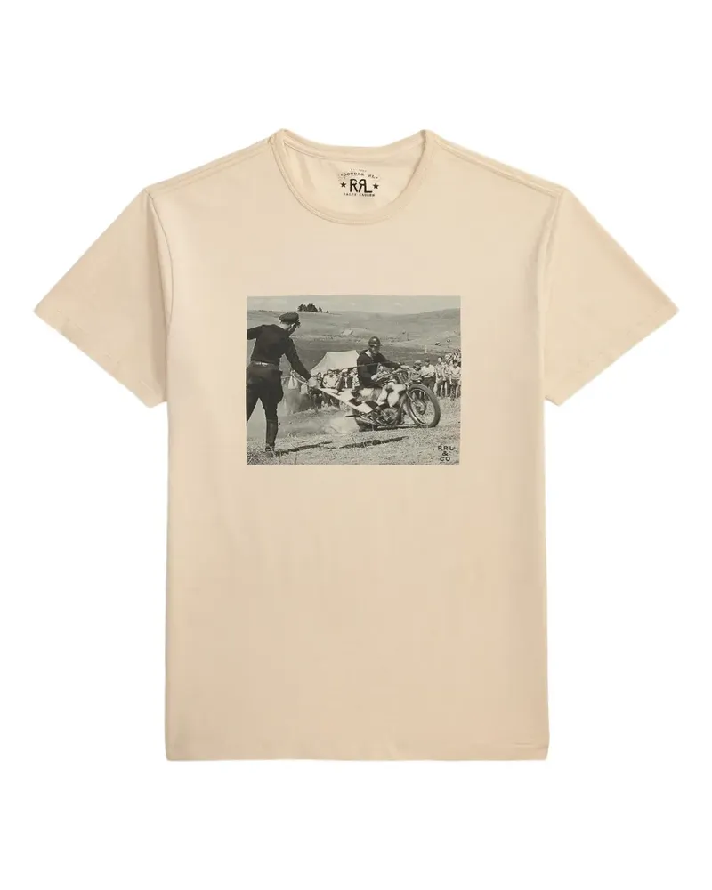 Ralph Lauren T-Shirt mit grafischem Print - Nude Nude