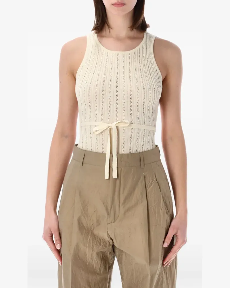 Sessùn Andrade pointelle bodysuit - Nude Nude