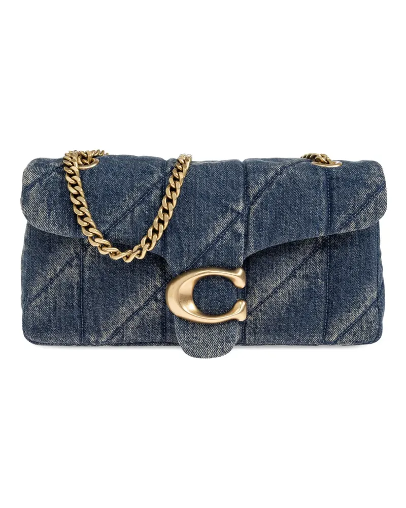 Coach 26 Tabby Schultertasche mit Kettenriemen - Blau Blau