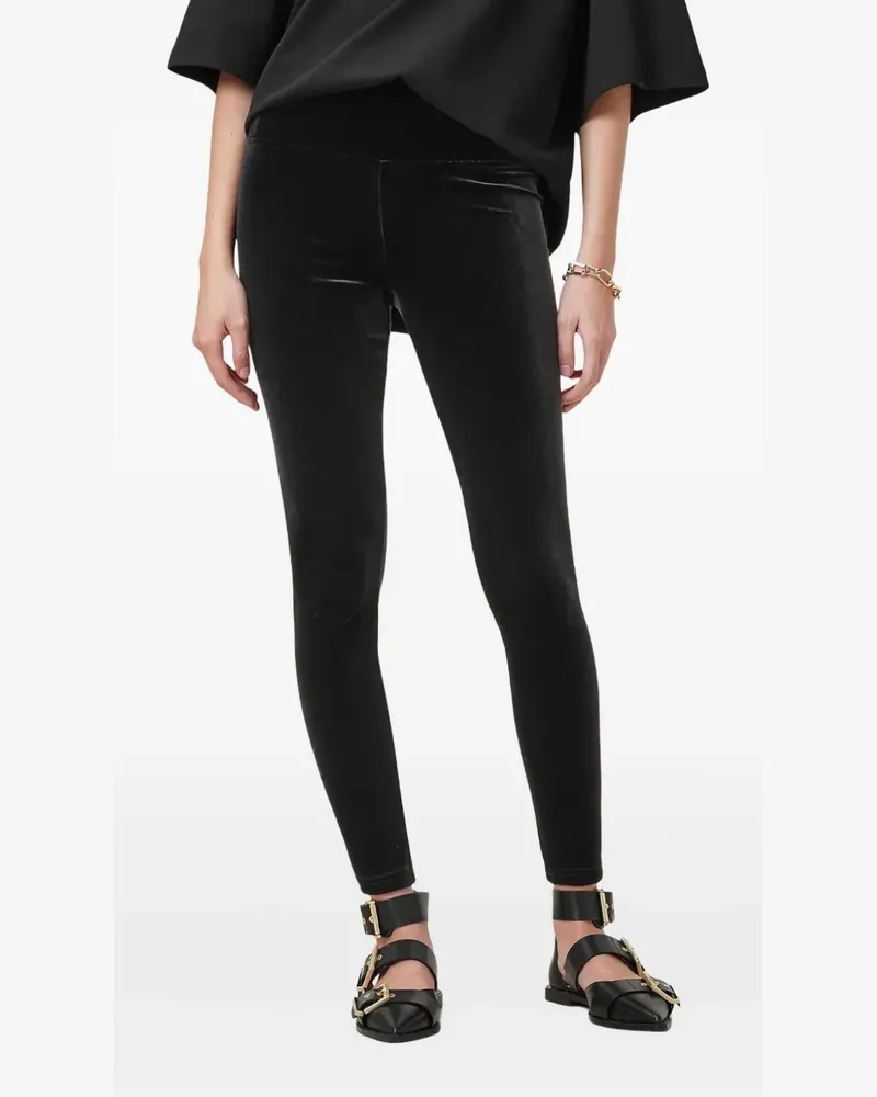 AllSaints Cora Leggings aus Samt - Schwarz Schwarz